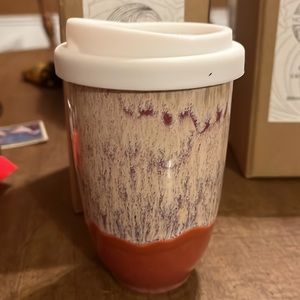 Ceramic portable cup 12oz.